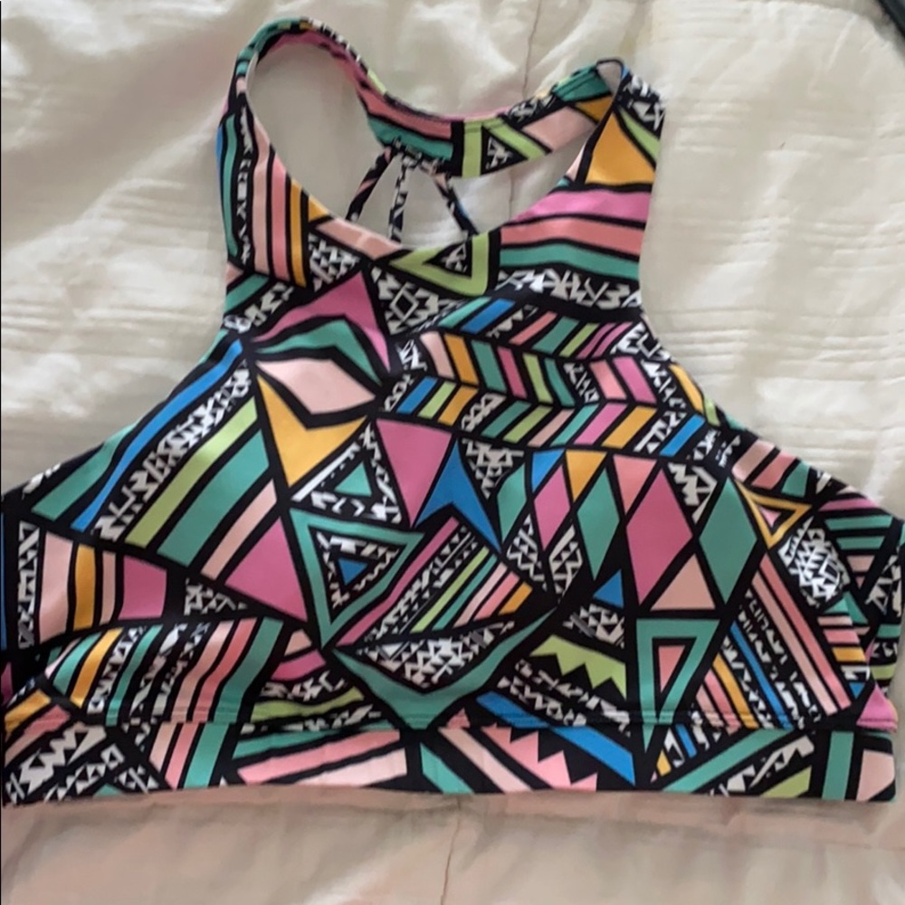 BW multicolored sports bra